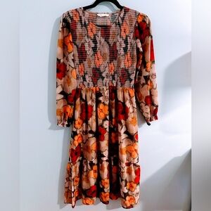 Floral Long Sleeve Dress